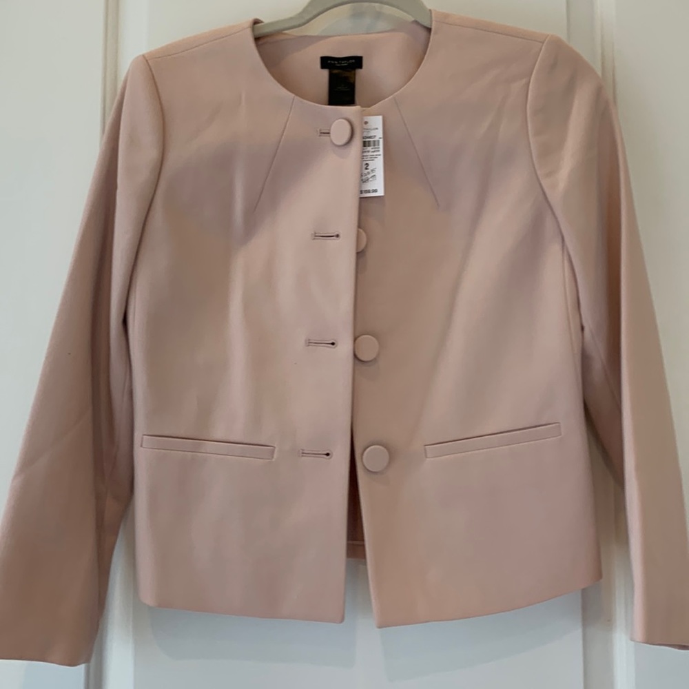 Ann Taylor Classic Pink Jacket - size 2 / NWT